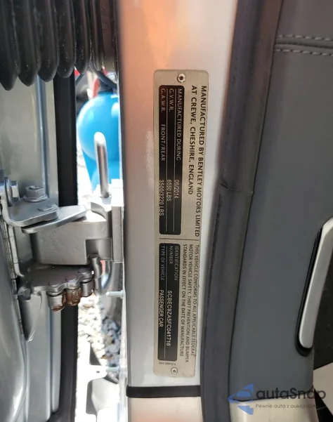 2015 Bentley Flying Spur from USA, damaged, VIN SCBEC9ZA5FC041716